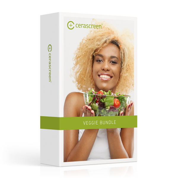 Packaging of the Veggie Bundle from Cerascreen