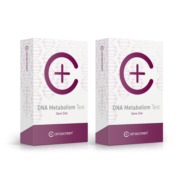 Packaging of the DNA Metabolism Test - Double Pack from Cerascreen