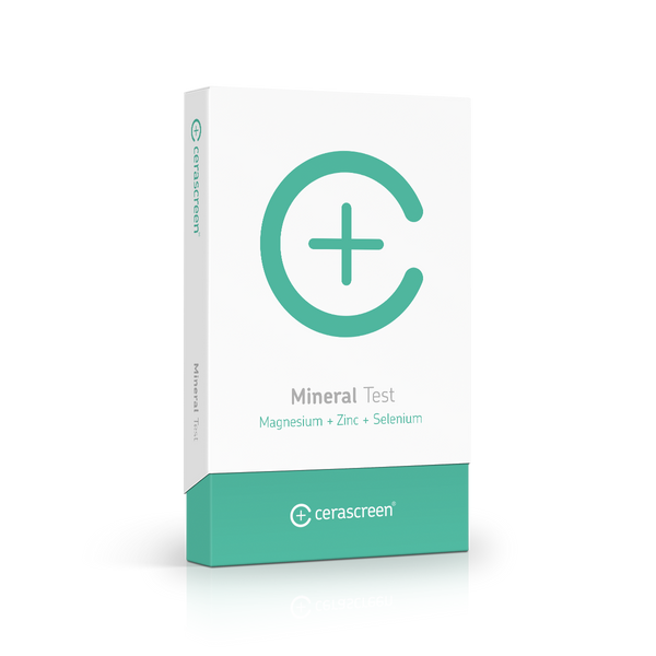 Packaging of the Mineral Test from Cerascreen