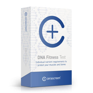 Packaging of the DNA Fitness Test from Cerascreen        
