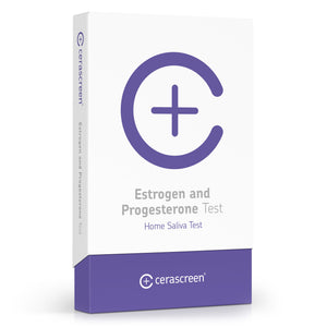 Packaging of the Estrogen and Progesterone Test from Cerascreen        