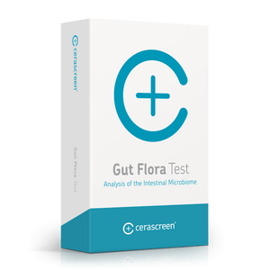 Packaging of the Gut Microbiome Test from Cerascreen        