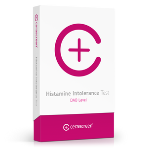 Packaging of the Histamine Intolerance Test from Cerascreen        