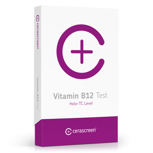 Packaging of the Vitamin B12 Blood Test from Cerascreen        