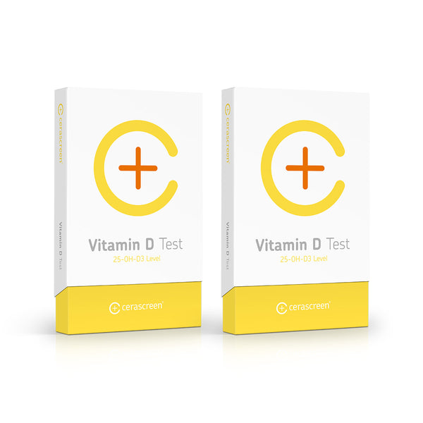 Packaging of the Vitamin D Test - Double Pack from Cerascreen