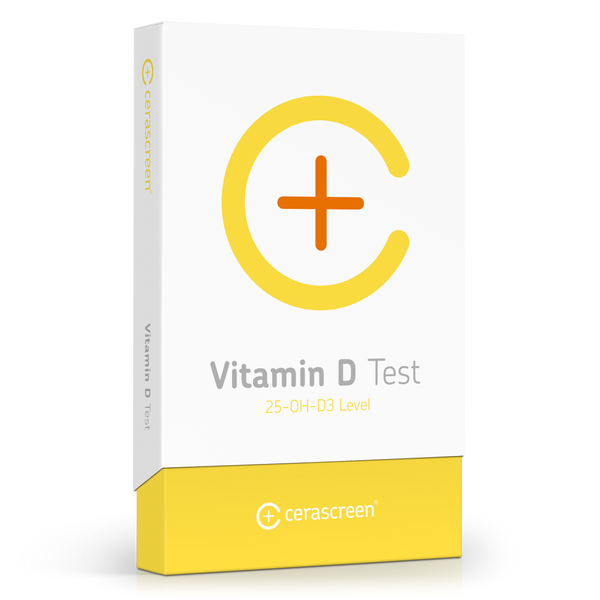 Packaging of the Vitamin D Test from Cerascreen        
