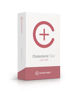 Packaging of the Cholesterol Test from Cerascreen        