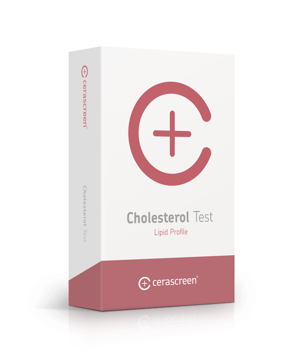 Packaging of the Cholesterol Test from Cerascreen        
